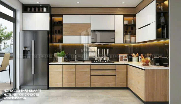 Thiết Kế Thi Công Hoàn thiện Tủ Bếp Nhựa Tại Hạ Long Quảng Ninh