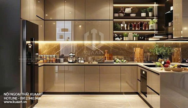 Thiết Kế Thi Công Tủ Bếp Nhựa Sang Trọng Mr Mạnh Tại Hạ Long Quảng Ninh