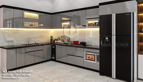 Hoàn Thiện Tủ Bếp Nhựa Cao Cấp Mrs Tuyết Tại Hạ Long, Quảng Ninh