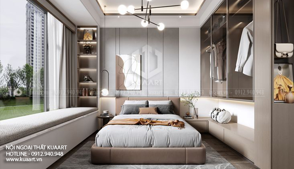 Hoàn Thiện Nội Thất Phòng Ngủ Mr Vị Tại Hạ Long, Quảng Ninh