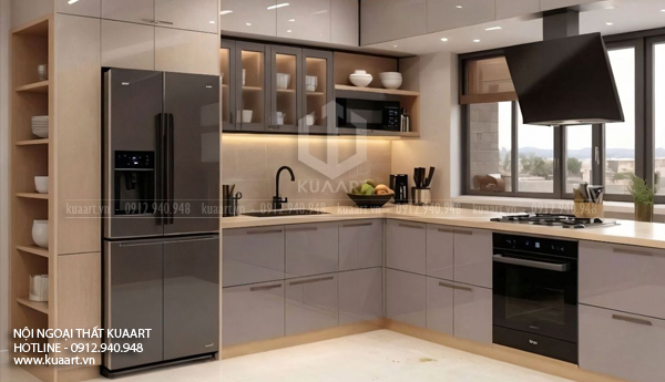 Hoàn Thiện Tủ Bếp Nhựa Cao Cấp Mr Trọng Tại Hạ Long, Quảng Ninh