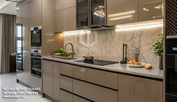 Hoàn Thiện Tủ Bếp Nhựa Cao Cấp Mr Lâm Tại Hạ Long, Quảng Ninh
