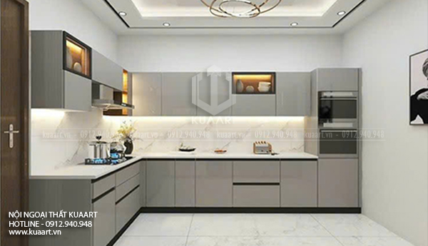 Hoàn Thiện Tủ Bếp Nhựa Cao Cấp Mr Công Tại Hạ Long, Quảng Ninh