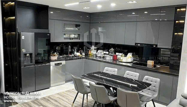 Hoàn Thiện Tủ Bếp Nhựa Cao Cấp Mrs Trang Tại Hạ Long, Quảng Ninh