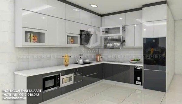 Hoàn Thiện Tủ Bếp Nhựa Cao Cấp Mrs Lương Tại Hạ Long, Quảng Ninh