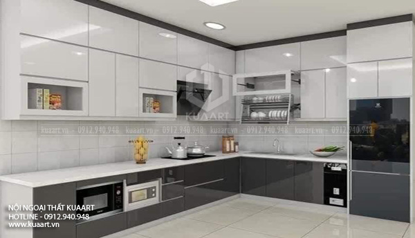 Hoàn Thiện Tủ Bếp Nhựa Cao Cấp Mr Phúc Tại Hạ Long, Quảng Ninh