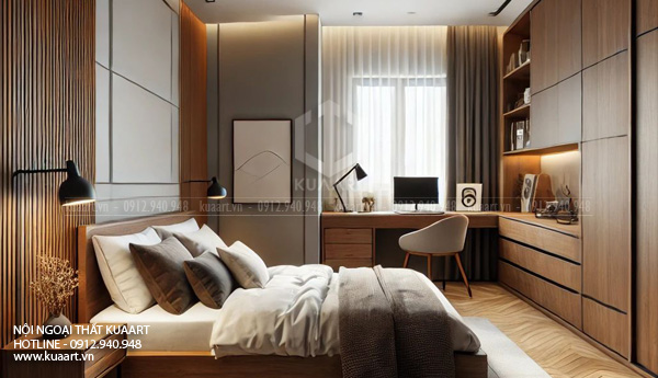 Hoàn Thiện Nội Thất Phòng Ngủ Mr Tân Tại Hạ Long, Quảng Ninh